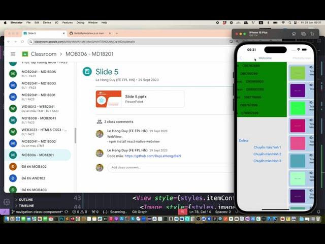 Học lập trình mobile React Native - Bài 8 - sử dụng WebView