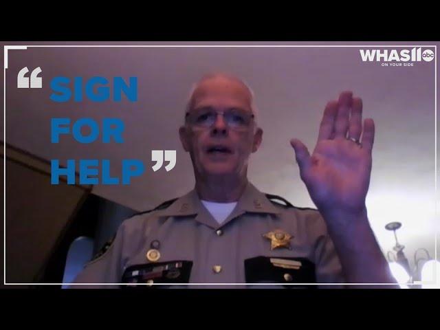 WATCH: Kentucky sheriff shows how to do TikTok hand signal for help that led to teen's rescue