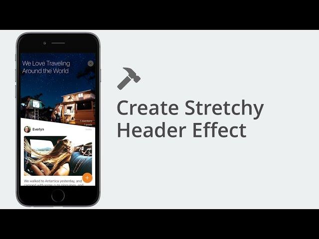 Create Stretchy Header Effect for UITableView Tutorial - iOS Development Tutorial (Part 1)