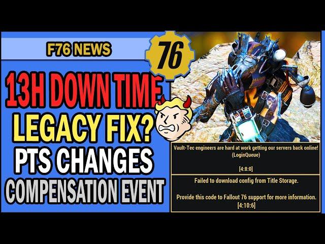 What Happened to 76 Servers? Legacy Fix On the Way! HTML Code, PTS Changes+ | Fallout 76 News