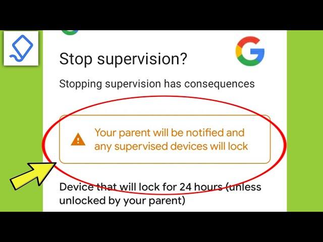 Google Family Link | Your parent will be notified and any supervised devices will lock ?