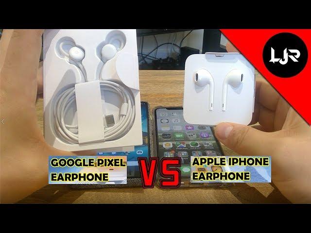 Google Pixel Earphone VS Apple iPhone Earphone