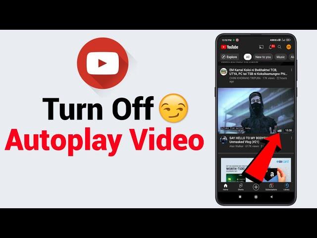 How To Turn Off Autoplay Video On Youtube Home Page | Denitech