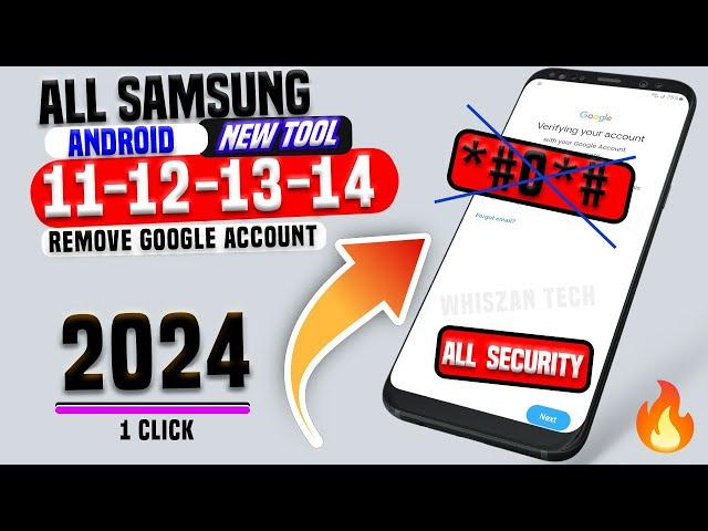 FinallyWithout *#0*# All Samsung Frp Bypass 2024 | All Android 12/13/ 14 Google Account New Tool.