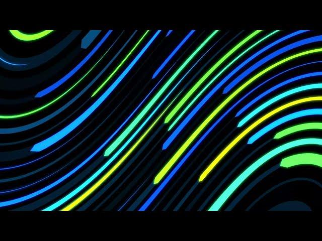 1Hour of Animated MultiColored 4k Line Pattern Background | Abstract vector pattern |UHD Screensaver