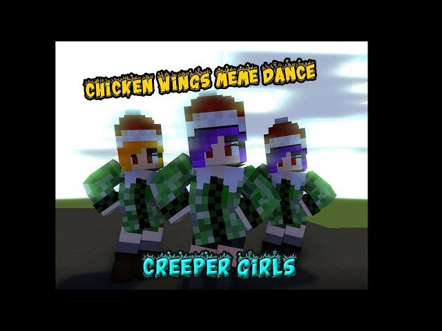 MONSTER SCHOOL: CHICKEN WING MEME DANCE - #minecraftanimation  #shorts #minecraftanimationshorts