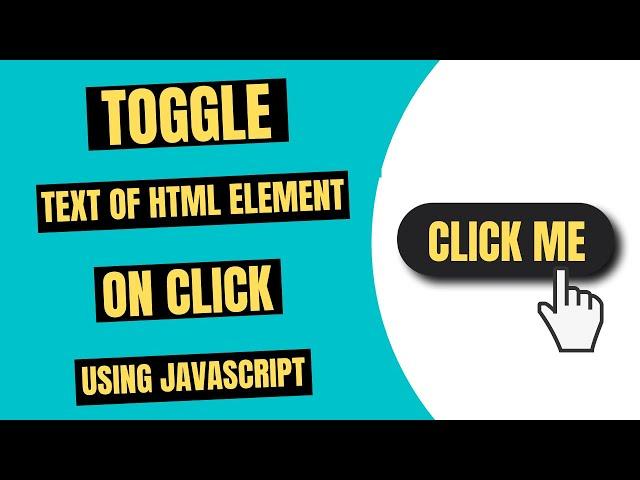 Toggle Text of HTML Element with JavaScript onclick