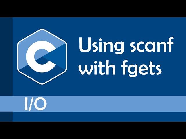 How to use scanf with fgets