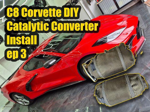 C8 Corvette DIY - ep3 Catalytic Converter Installation DIY for the LT2 - Episode 3