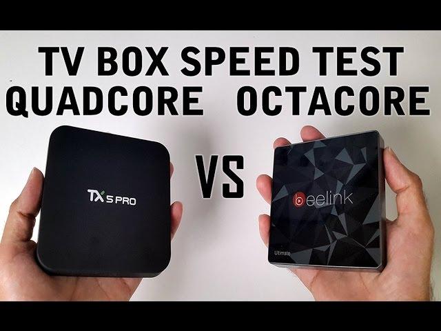 Beelink GT1 vs TX5 Pro / Octa Core vs Quad Core / Real Time Speed Test