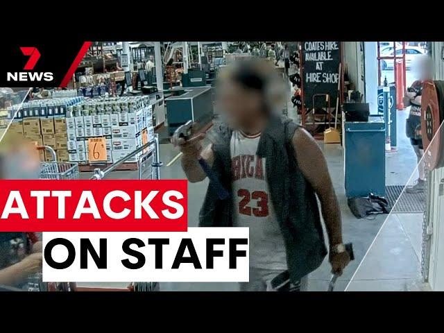 Aussie retailers reveal shocking attacks on staff | 7NEWS