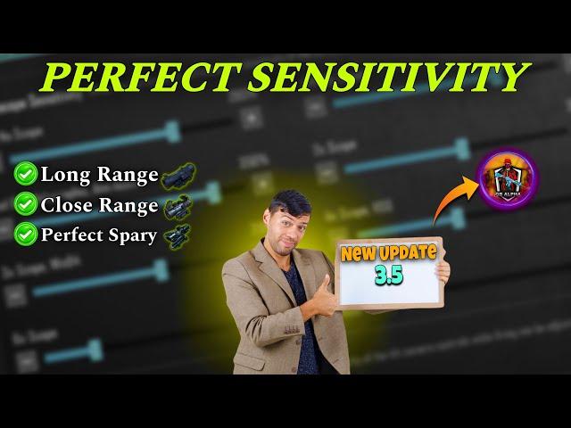 PUBG/BGMI 3.5 UPDATE SENSITIVITY CODE | BEST SENSITIVITY SETTINGS | ZERO RECOIL SENSITIVITY