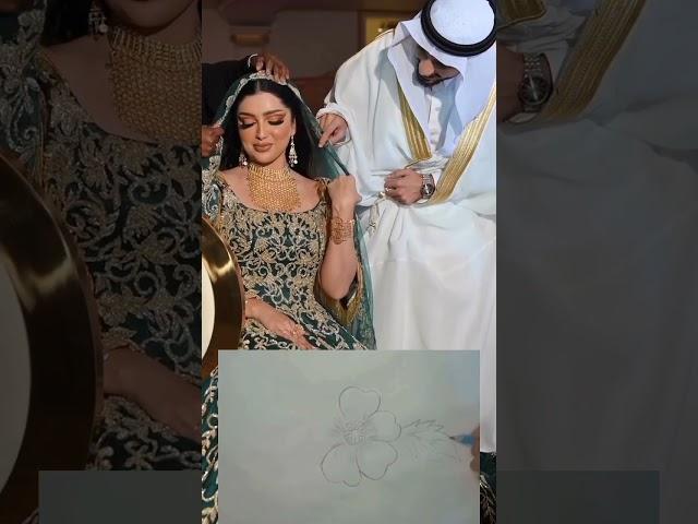 Dubai royal family lovely life style beautiful flower drawing ️#dubai_life #royal_prince