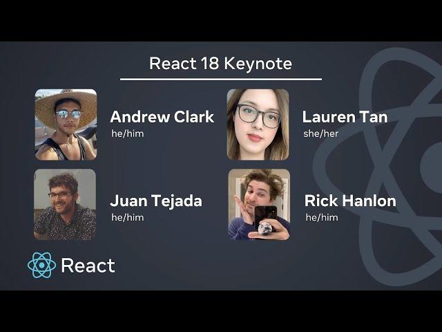 React 18 Keynote