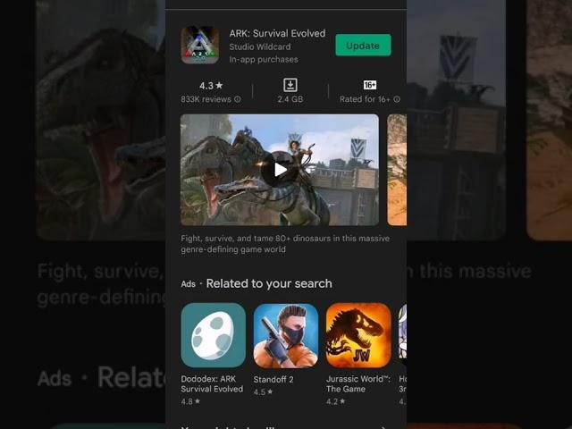 ark survival evolved mobile New update come out |Go and update