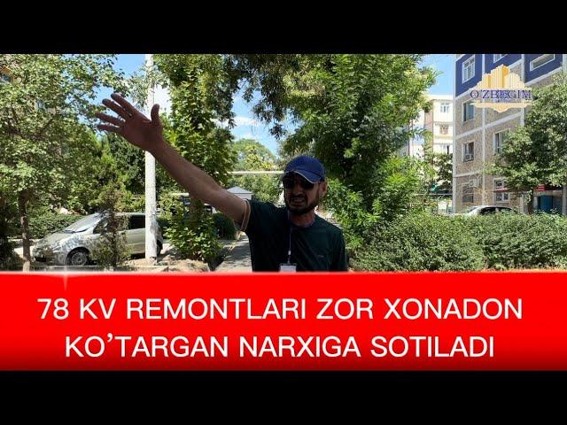 78 KB METRLIK REMONTLARI ZOR XONADON ZUDLIK BILAN SOTILADI NARXLARI HAM ZO'R SERGELI 13 METRO YAQIN