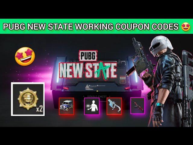 PUBG NEW STATE  WORKING REDEEM CODE | FREE REWARDS