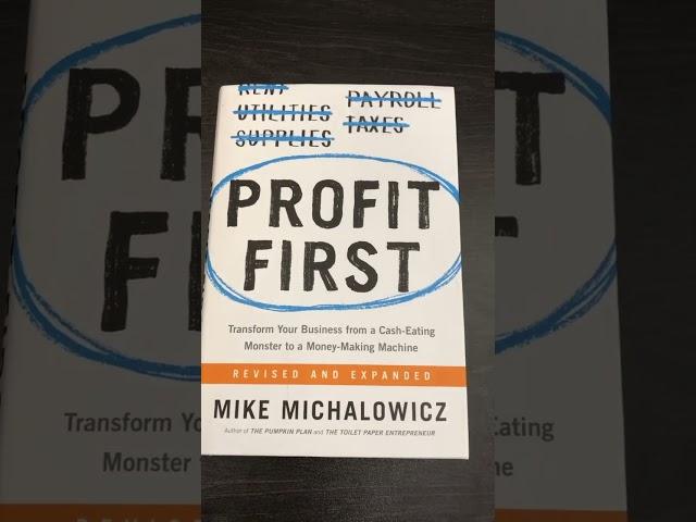 Profit First Book By Mike Michalowicz #entrepreneur #solopreneur #profit #money #trending #shorts