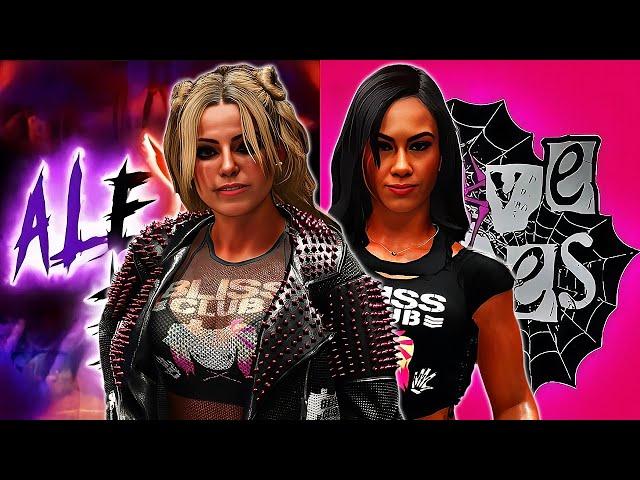 WWE 2K24 | Alexa Bliss & AJ Lee 1st Theme (Universe Mode)