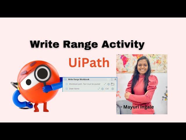 Write Range in UiPath | Excel automation | UiPath