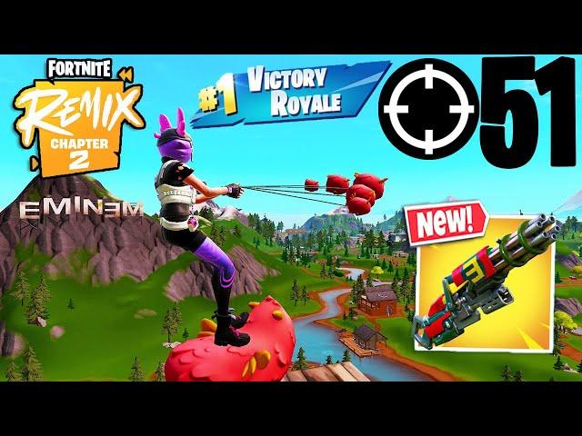 51 Elimination Solo Vs Squads Gameplay Wins (Fortnite Chapter 2 Remix PS4 Controller)