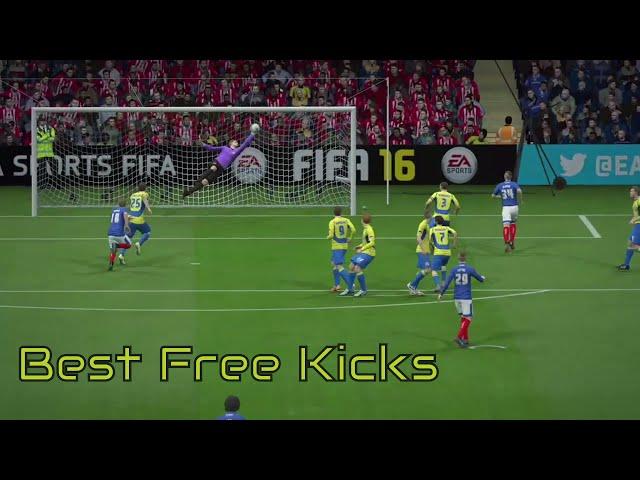 My Best Free Kicks in FIFA 16 Career Mode