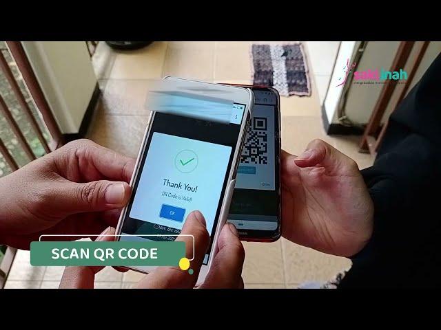 SAKIINAH - Cara Scan Barcode/Qrcode Kehadiran di Acara Pernikahan Melalui Buku Tamu Digital