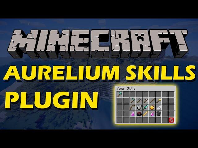 Level up RPG skills in Minecraft with Aurelium Skills Plugin