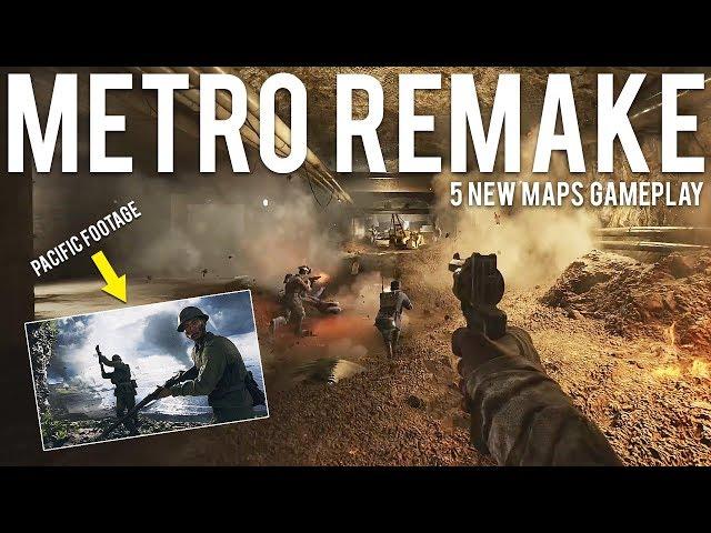 Metro Remake + 5 New Maps Gameplay Pacific Battlefield 5