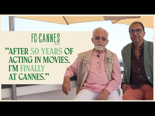 Naseeruddin Shah and Shivendra Singh Dungarpur with Anupama Chopra | Manthan | FC at Cannes'24