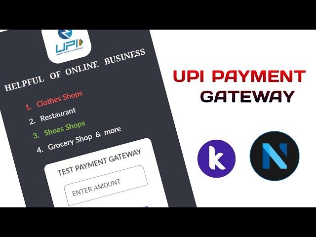 UPI Payment Gateway | Free UPI Gateway | How to Upi payment System in App | Kodular | Niotron