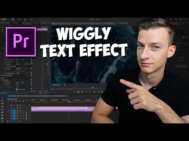 Wiggle Text Effect Tutorial in Premiere Pro 2023 (fast & easy)