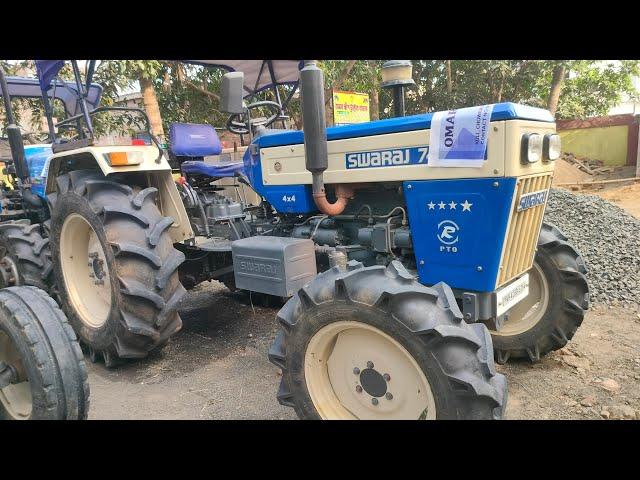 Swaraj 744 Fe 4wd tractor | Second Hand Swaraj Tractor @banglartractor