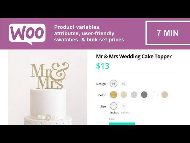 Woocommerce Essentials – Attributes, Variable Products, and Color Swatches (Free)