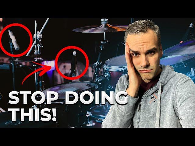 4 Dumb MISTAKES You're Making When Tracking Drums