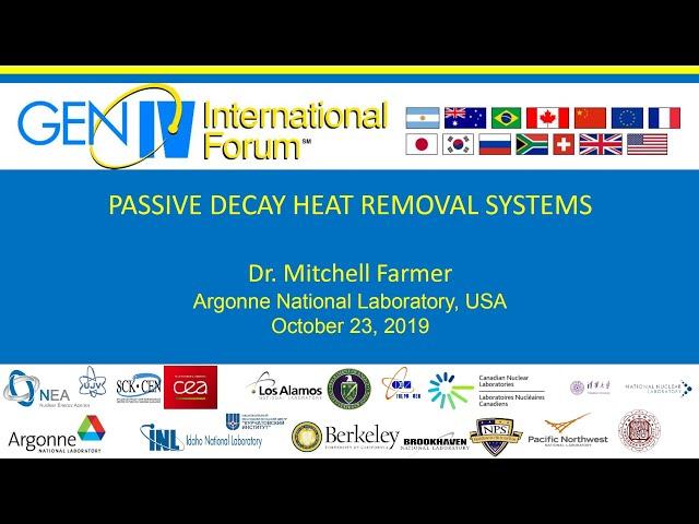 Webinar 034: Passive Decay Heat Removal Systems