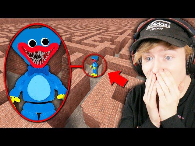 Do Not Enter HUGGY WUGGY ANIMATRONIC Maze... (Poppy Playtime + FNAF) - Garry's Mod Gameplay