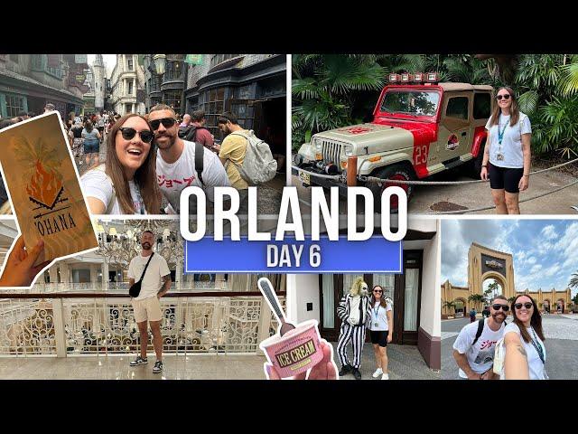 Diagon Alley, The Hogwarts Express & Ohana dinner | UNIVERSAL STUDIOS | Walt Disney World Day 6