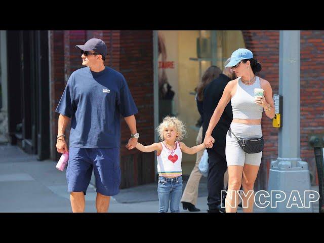 Katy Perry and Orlando, Bloom, take their daughter Daisy  to Sloomoo in Soho Manhattan