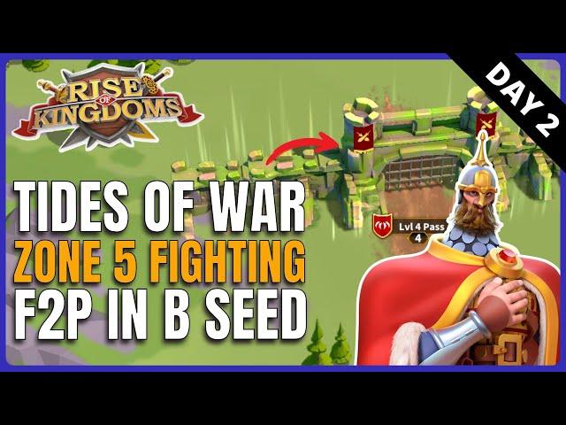 Tides of War MGE Fighting Day 2! (First Time F2P Tech in a B Seed KvK)