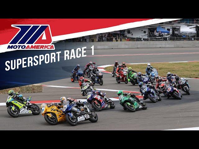 Supersport Race 1 at Ridge Motorsports Park 2024 - FULL RACE | MotoAmerica