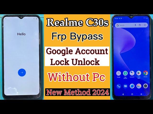 REALME C30s FRP Bypass WithOut Pc | REALME C30s Google Account Unlock New Method