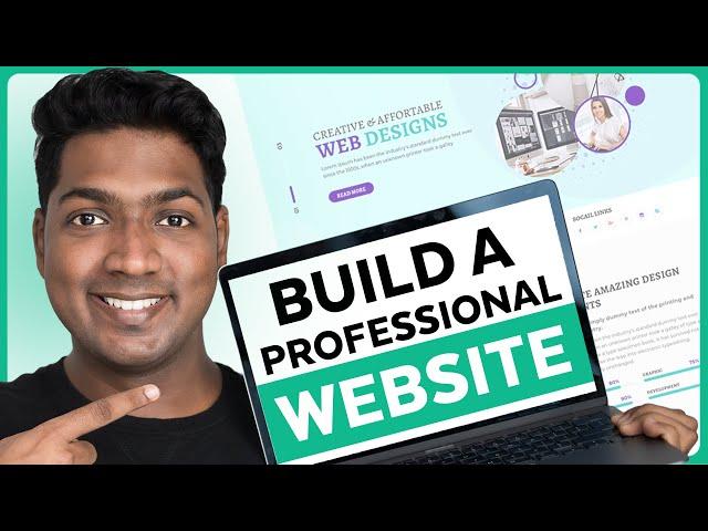 How to Make a Professional Website  in Just 10 Minutes !