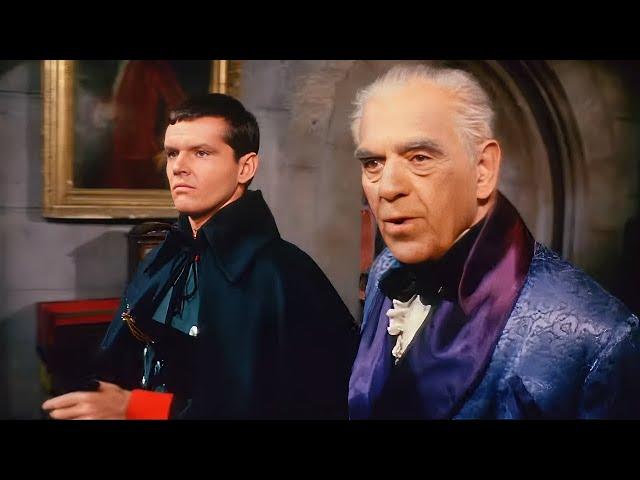 The Terror (1963) HD | Boris Karloff & Jack Nicholson | Horror, Thriller | Full Movie