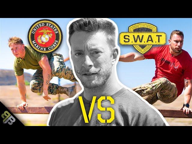 SWAT Operator vs US Marine Fitness BATTLE