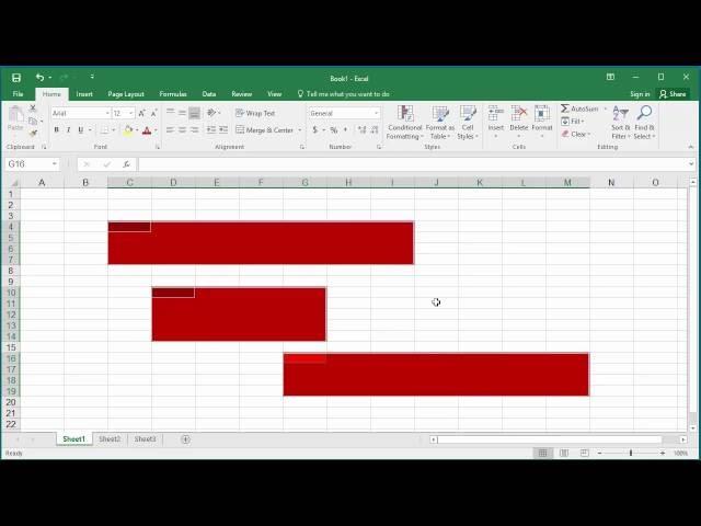 How to Select Non-contiguous Ranges of Cells in Excel 2016