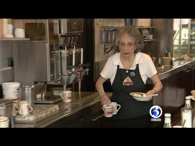 Liberty Bank Surprise Squad surprises waitress at local diner