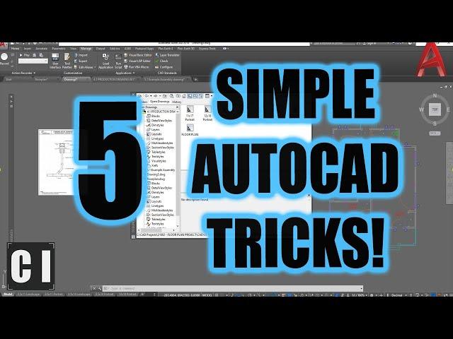 5 Simple AutoCAD Tricks To Save You Time! - Must Know Productivity Hacks! | 2 Minute Tuesday