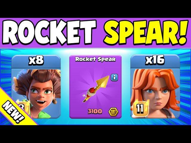 New ROCKET SPEAR Attack!!! TH16 Attack Strategy (Clash of Clans)