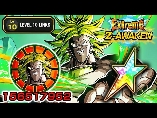 100% EZA TEQ LR LSSJ BROLY LEVEL 10 LINKS SHOWCASE!!!!! Dragon Ball Z Dokkan Battle